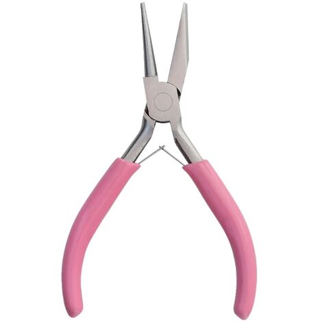 Wire Cutters 4.5 Diagonal Cutting Side Precision Pliers with Pink Handle