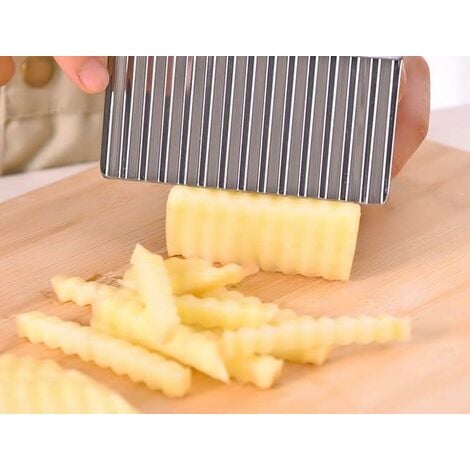 Stainless Steel Potato Chipper Fast Cutting Potato Chip Cutter with 36/46  Holes Blades Multifunction Vegetable Fruit Chipper