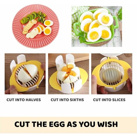 Stainless Steel Egg Slicer for Hard Boiled Eggs Wire Ham Mushroom