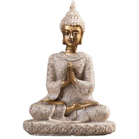 Buddha Figure Exquisite Unbreakable Resin Decorative Buddhism