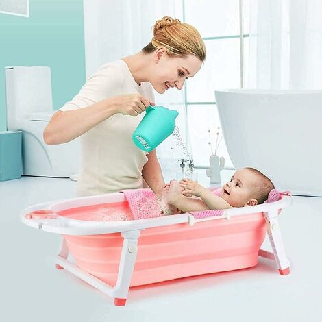 Baby Bath Tub Pillow Pad Lounger Air Cushion Floating Soft Seat