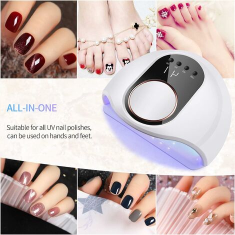 UV nail lamp, 24 LED/48W, dries your semi-permanent varnishes