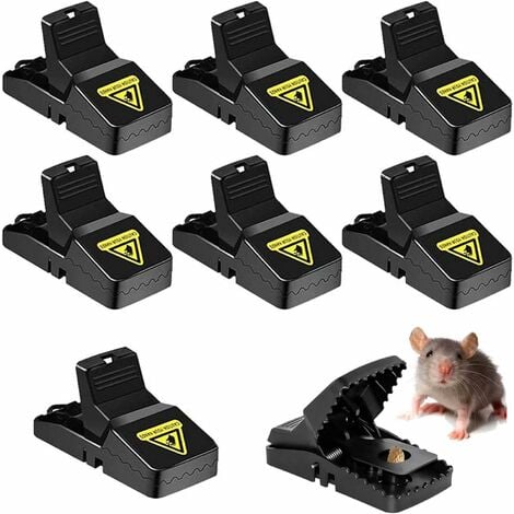 6 Piece Reusable Mouse Pad Reusable Mouse Trap, Sensitive Rat Trap For