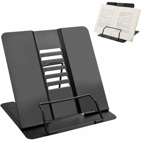 Reading Rack, Book Stand For Cookbook, Kids Foldable Metal Book Holder For  Recipe, Textbook, Sheet