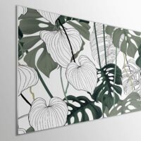 Tête de lit de PVC imprimé, 5 mm d'épaisseur.Tête de lit modèle Nyazuka, 135x60cm