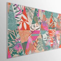Tête de lit de PVC imprimé, 5 mm d'épaisseur.Tête de lit modèle Chisumbanje, 115x60cm
