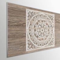 Tête de lit de PVC imprimé, 5 mm d'épaisseur.Tête de lit modèle Abnaki, 100x60cm