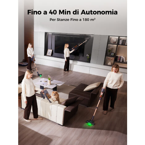 Aspirapolvere a batteria Proscenic P11 ultra - Grande aspirazione di 40