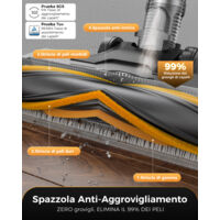 Proscenic P15+ Aspirapolvere Senza Fili, 600W/70 Min/55Kpa Scopa Elettrica Senza Fili Potente, Asta Telescopica Regolabile e Design Autoportante, Tecnologia GreenEye, per Pavimenti/Tappeti Proscenic P15+ Aspirapolvere Senza Fili, 600W/70 Min/55Kpa Scopa Elettrica Senza Fili Potente, Asta Telescopica Regolabile e Design Autoportante, Tecnologia GreenEye, per Pavimenti/Tappeti