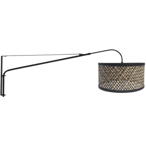 Krinner Deco Glass Bold Lampada Decorativa A LED In Bambù E Vetro, Ricaricabile A Micro USB O Solare, 33 Cm - 2