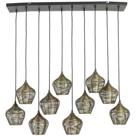 Light & Living - lampada a sospensione - Alvaro - oro - metallo - (1/5)