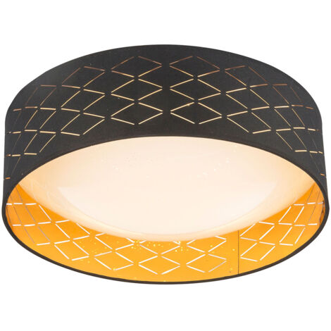 Globo - plafoniera - Clarke - nero - metallo - Ø 40cm - LED - (1/5)