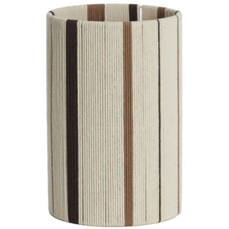 Paralume Cilindrico Dori E27 beige 22Px22dx15h Cm Tessuto Popelin
