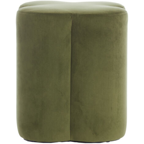 Pouf NALANI in tessuto verde menta – 38x38x45 cm (1/5)