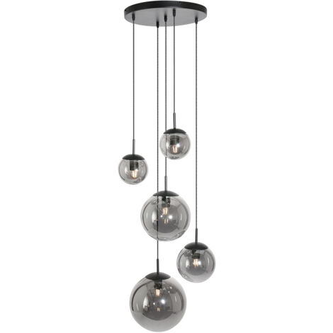 Steinhauer - lampada a sospensione - Bollique LED - nero - vetro (1/5)