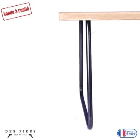 Pied de table 71cm – Fer plat