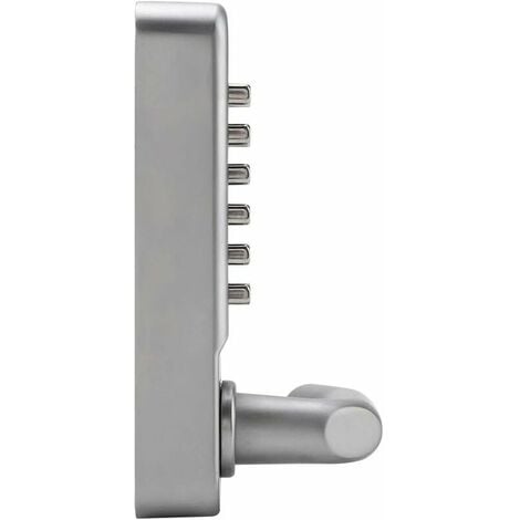 Ulisem Serrure à code mécanique étanche, combinaison de code à 1 à 11 chiffres Mot de passe de sécurité Serrure codée Serrure de porte à combinaison mécanique sans clé pour porte de bureau en bois