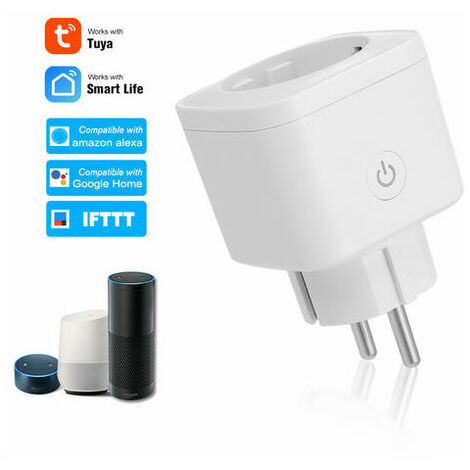 Enchufe inteligente SMART WIFI TUYA 230V 16A compatible Google Home / Alexa