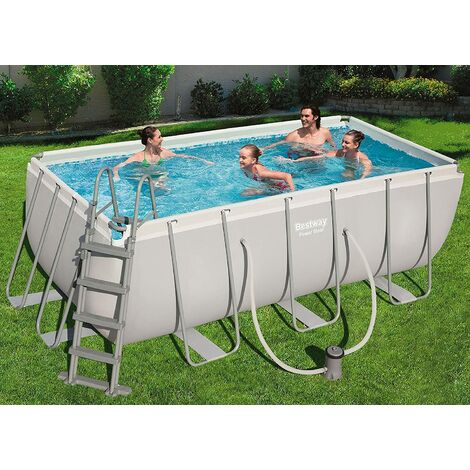 Piscina Desmontable Tubular Bestway Power Steel Oval 305x200x84 Cm