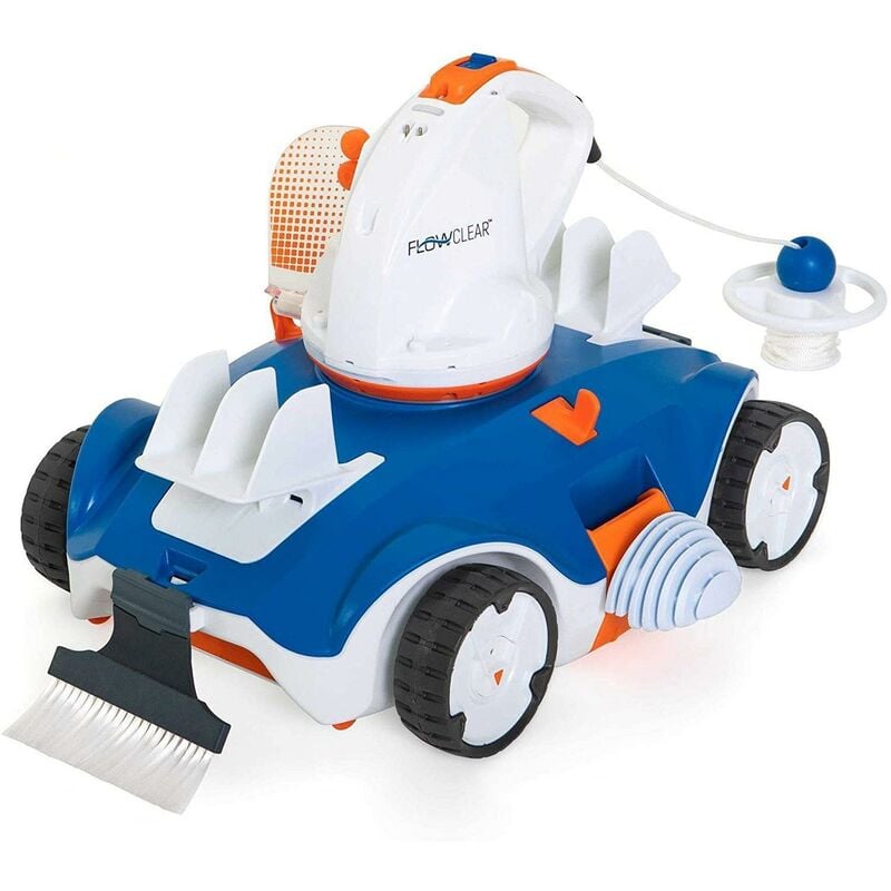 Poolsauger Flowclear akkubetriebener Bestway Roboter Vacuum Aquatronix 58482