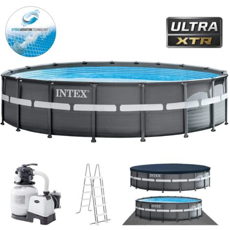 Aufstellpool Frame Pool Komlpettset INTEX Ultra Rondo XTR 549 x 132 cm