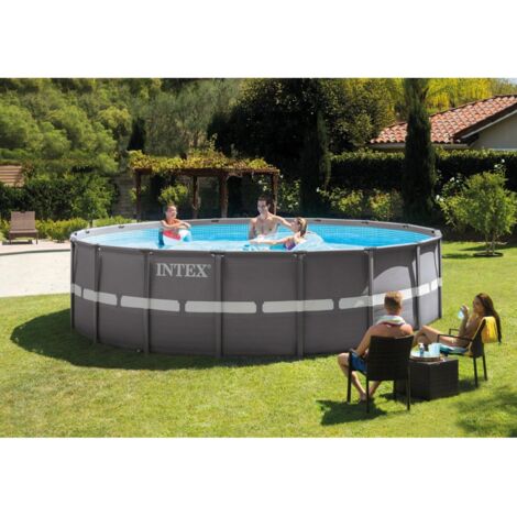 Aufstellpool Frame Pool Komlpettset INTEX Ultra Rondo XTR 549 x 132 cm