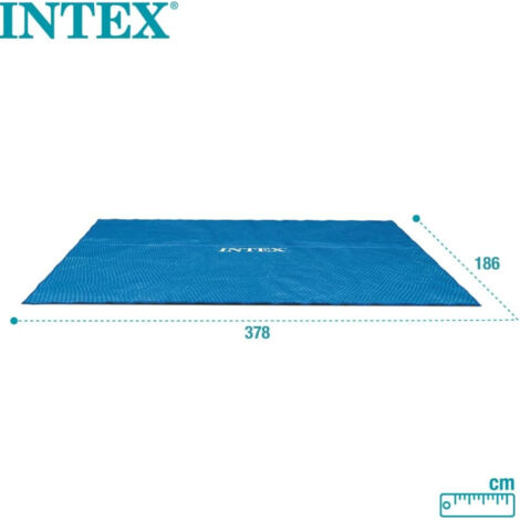 Luftpolsterplane rechteckig 4 x 2m blau - Intex