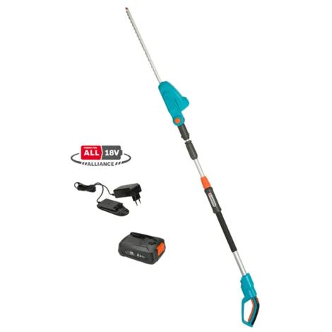 Gardena 14732-20 Akku-Teleskop-Heckenschere THS inkl. 18V P4A Akku