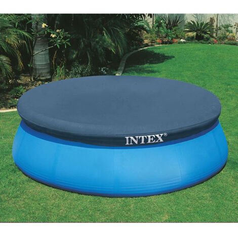 Pool Abdeckplane 90g/m² Für Rundbecken Ø 400-420 Cm – UV-beständig, Mit Ösen & Spannschloss