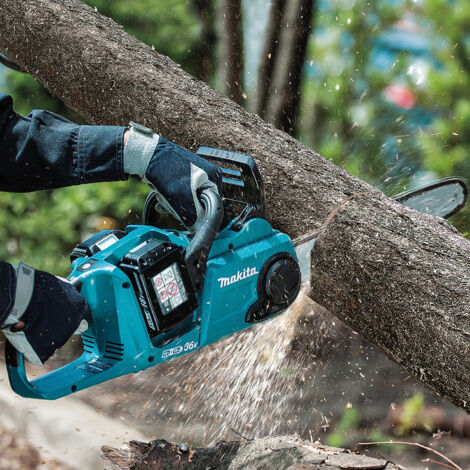 Makita Akku-Kettensäge DUC252Z Top Handle 2x18V Motorsäge Motorkettensäge 25cm
