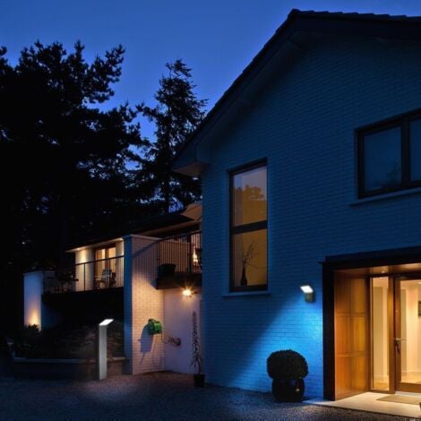 LED Wandleuchte Outdoor DAYTONA 12W Eq 120W IP65  Farbtemperatur: 4000K neutralweiß