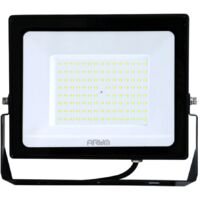 LED Fluter ATRIA 100W BLACK Eq 800W IP66 Outdoor Farbtemperatur: Kaltes Weiß 6000K