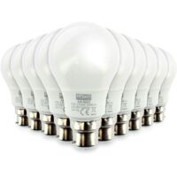 10er-Set Bunte LED-Leuchtmittel B22 – 2W Energiesparend Für Dekoration (rot, Gelb, Blau, Grün, Rosa)