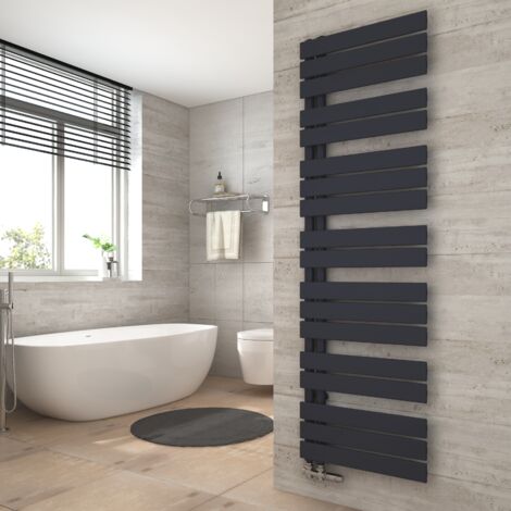 Heilmetz Radiador de baño Antracita Calentador Secatoallas 500 x 1662 mm Radiador de Baño Calentador de Toallas