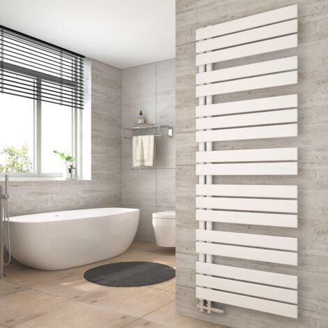 Heilmetz Radiador de Baño Blanco Secatoallas Calentador 600 x 1662 mm Radiador de Baño Calentador de Toallas