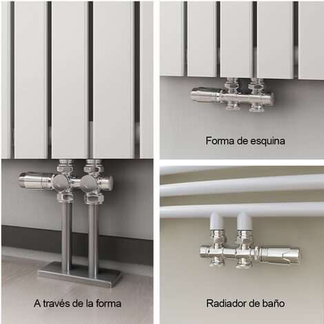 El Moderno Válvula Termostática Radiador Y Detentor en Ángulo