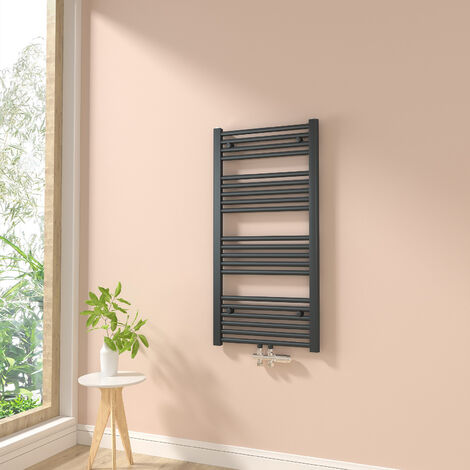 Heilmetz Toallero Secatoallas Radiador Para sistemas de calentamiento de agua No es eléctrico Baño Radiador Antracita 100x50cm 427W