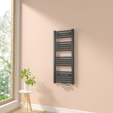 Heilmetz Toallero Secatoallas Radiador Para sistemas de calentamiento de agua No es eléctrico Baño Radiador Antracita 100x40cm 356W