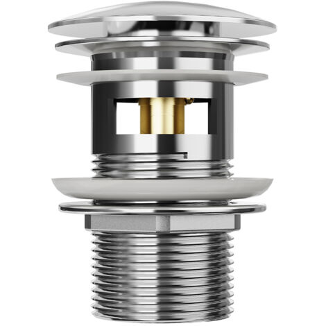 Heilmetz Válvula lavabo en click-clack Válvulas de Desagüe en Aleación de Zinc Diámetro de Tapa 66 mm