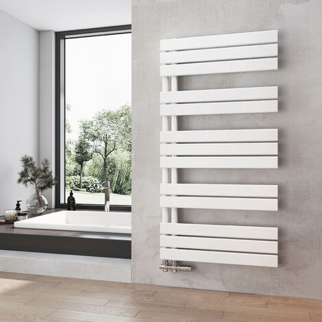 Heilmetz Radiador de Baño Blanco Secatoallas Calentador 600 x 1176 mm Radiador de Baño Calentador de Toallas
