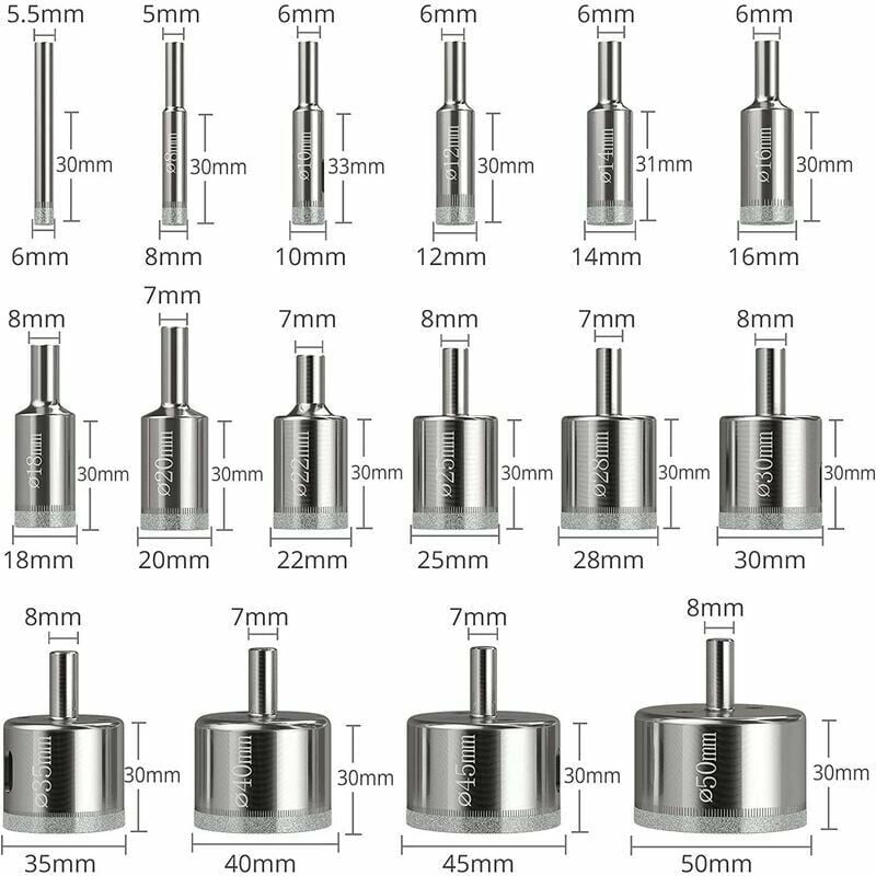 Scie cloche Ø 67 mm pour boitier à cloison sèche placo ou lambris