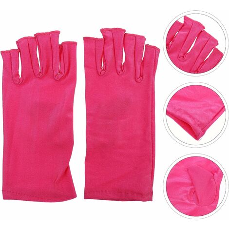 Gant de protection UV de manucure Tbest, gants de protection UV
