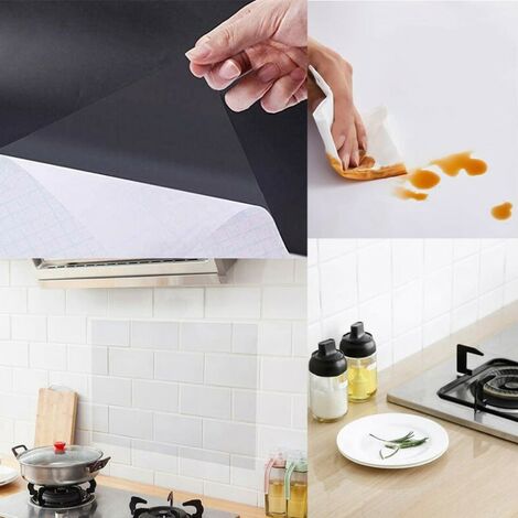 Papier Adhesif pour Meuble Noir Brillant Film Adhesif pour Mur Cuisine  Fenêtre Salle de Bain Cristal Vinyle Decoratif Impermeable Stickers Meubles  40x300 cm : : Cuisine et Maison