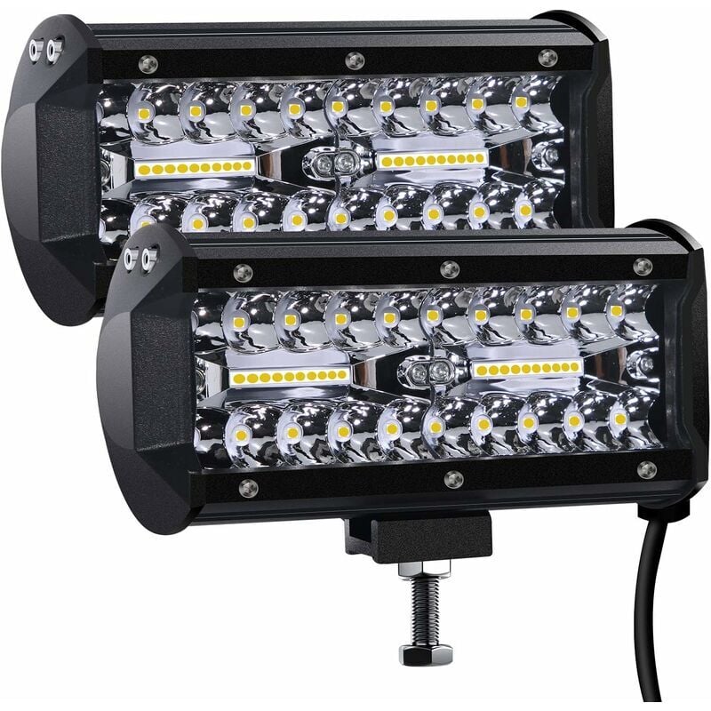Acheter Phares LED 12 pour Auto moto camion bateau tracteur remorque  tout-terrain lumière de travail 36W LED lumière de travail projecteur