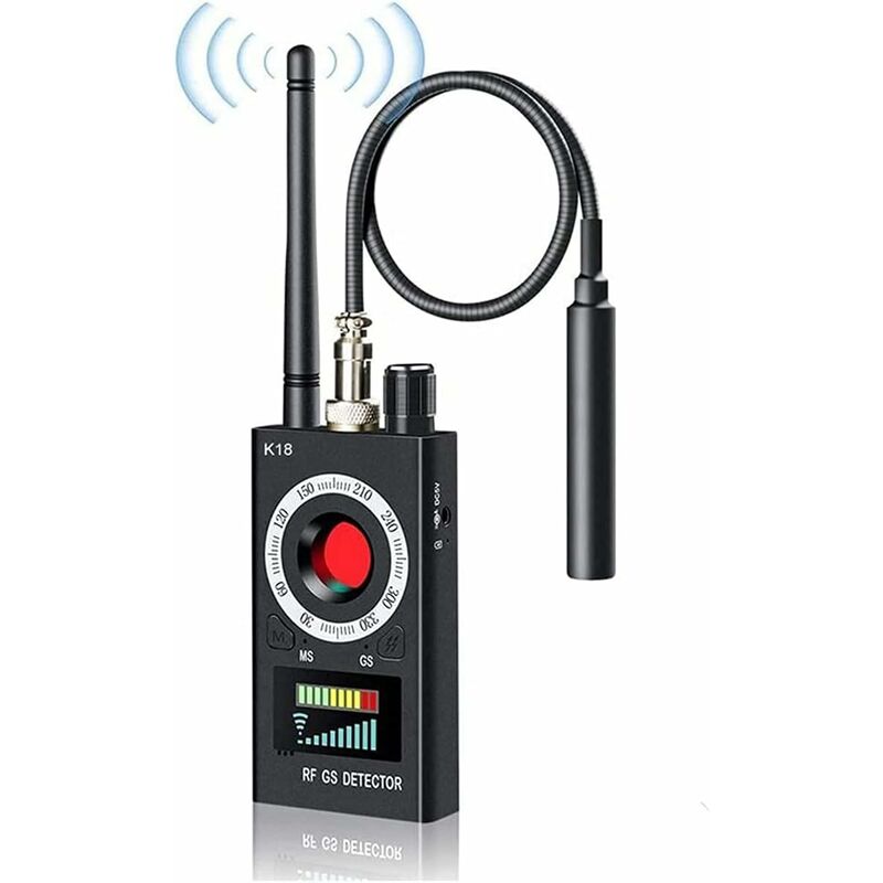 K18 Anti Détecteur Caméra GSM Audio Bug Finder GPS Signal Lentille