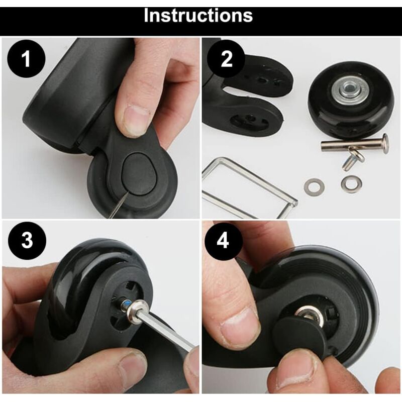 Réparation De Roue De Valise Remplacer, Pièces De Réparation De Valise