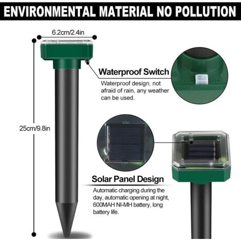 Anti-taupes - Achat / Vente anti rongeurs solaire ultrasons pas cher