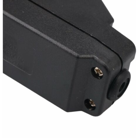 Ip65 Button Inline Cord Switch Étanche Noir Interrupteur Marche/Arrêt 30a 220v
