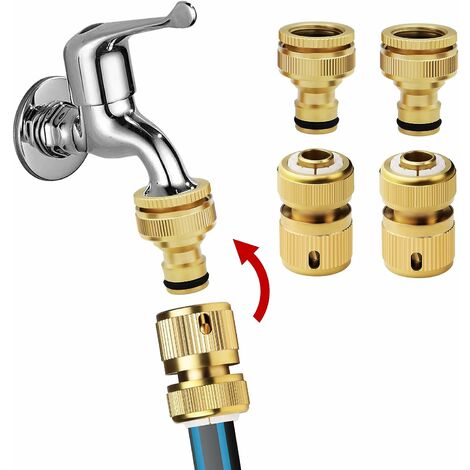 Raccord de raccord de robinet fileté Adaptateur de tuyau d'eau de jardin  Tube Robinet Raccord Connecteur