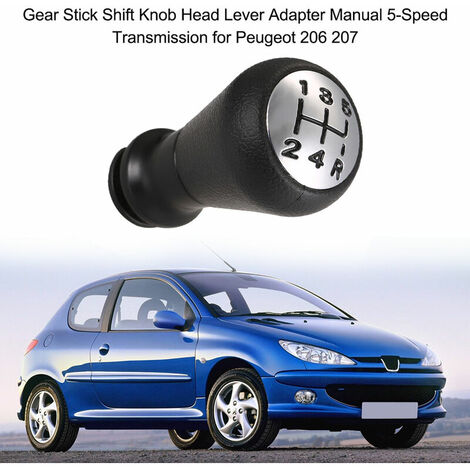 Manchon guide adaptateur pommeau levier vitesse Peugeot 206 +